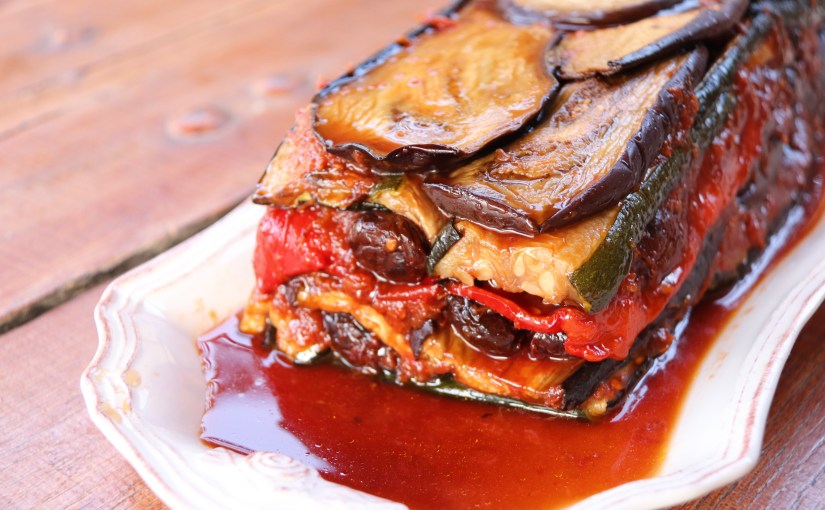 Terrine de légumes grillés au chutney de&nbsp;tomate