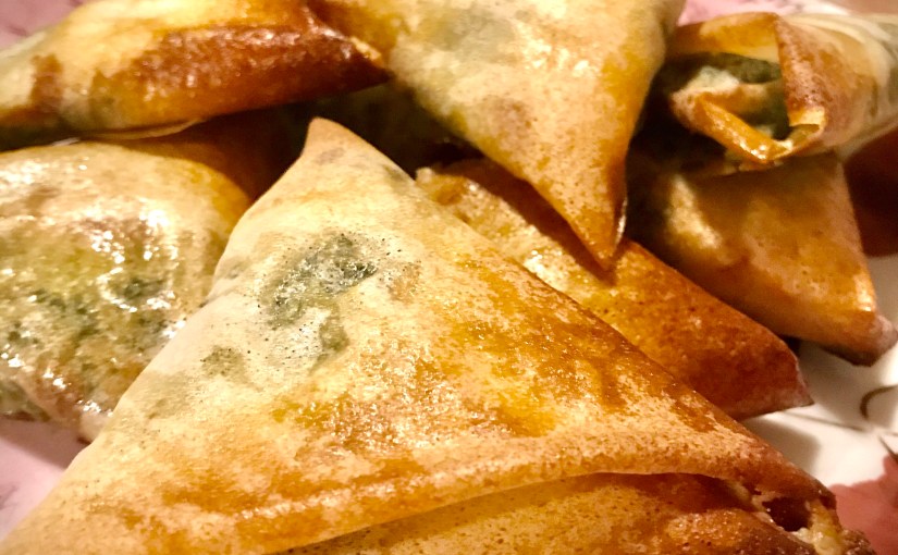 Samossas aux épinards