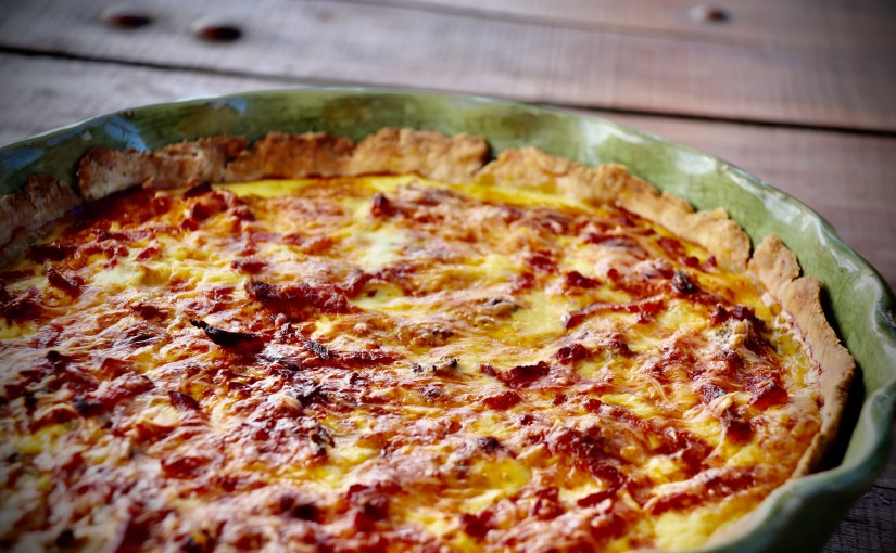 Quiche aux brocolis et aux&nbsp;lardons