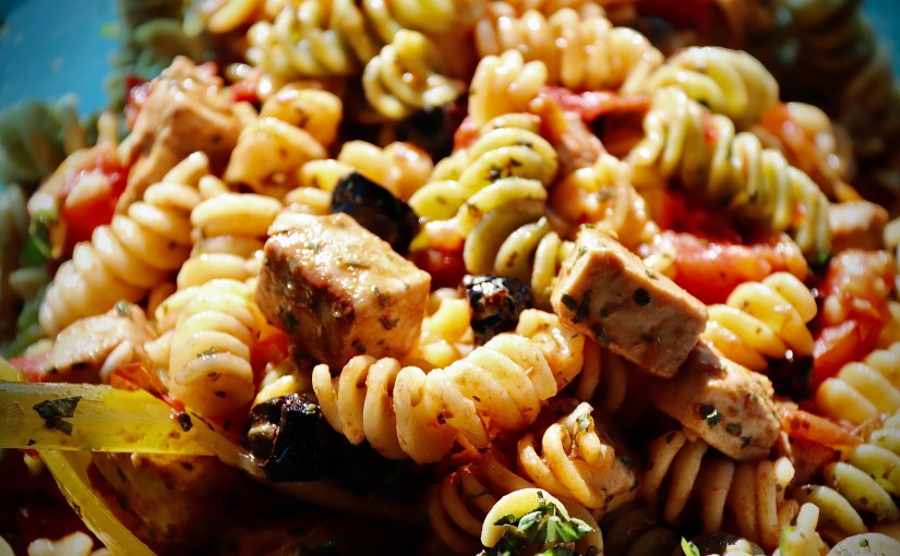 Salade de pâtes à la&nbsp;sicilienne