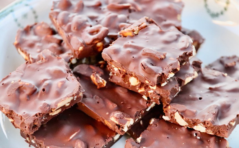 Chocolat aux cacahuètes et aux&nbsp;bretzels