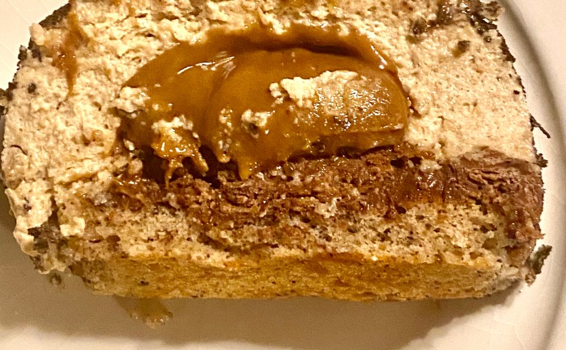 Bûche noisette praliné
