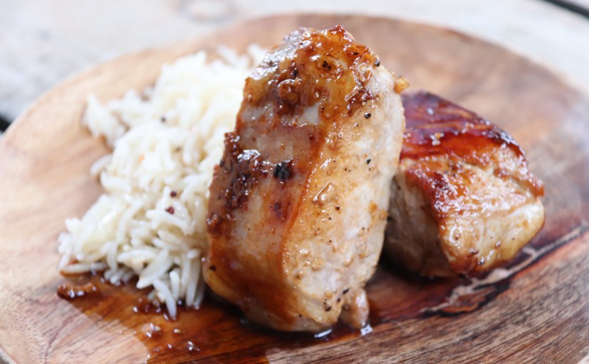 Filet mignon caramélisé à la gelée de&nbsp;romarin